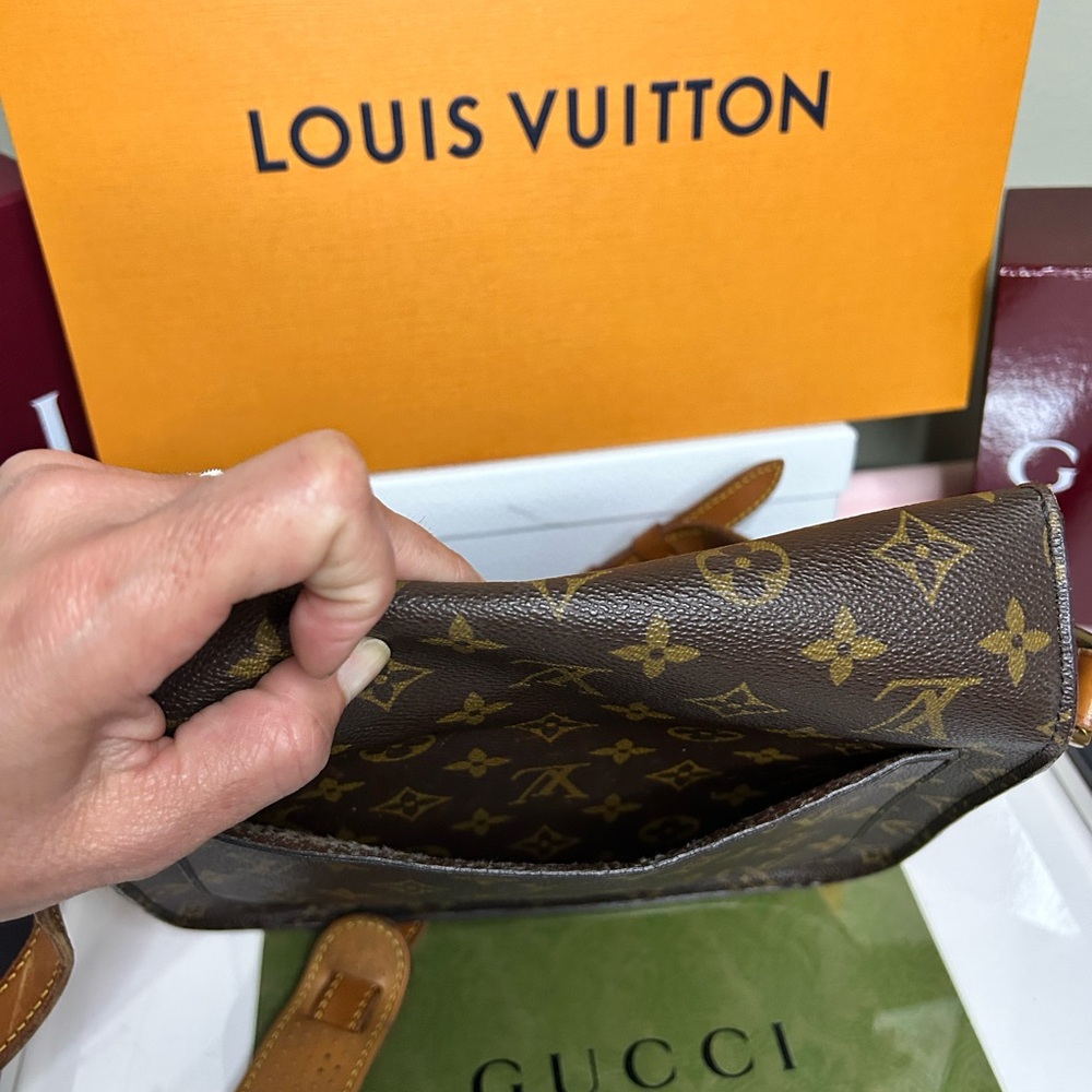 Louis Vuitton Monogram St. Cloud Crossbody Shoulder Bag Vintage - Picture 12 of 12